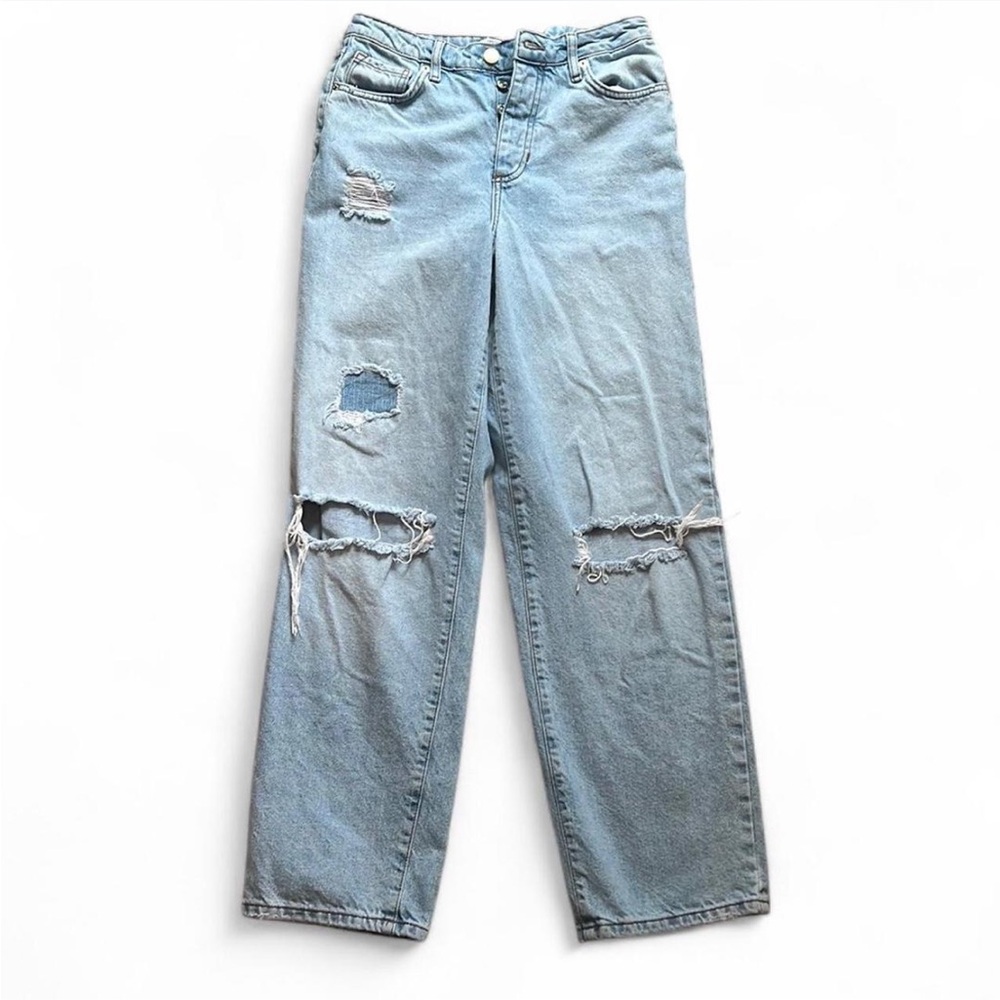Forever 21 Gray Boyfriend Jeans Casual Style